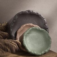 Rock Storage Tray Gypsum Mold Diy Epoxy Resin Cement Silicone Mold Home Decoration Coaster