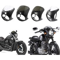 Motorcycle Front Mask Headlight Fairing Cover Universal Fit For 7inch Headlight Handlebar Fairing Windshield For Harley Honda
