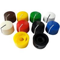 20X12MM Circular Plastic Knob, Guitar Effector Knob, Potentiometer Switch Knob, HIFI Volume Adjustment Knob, Inner Hole: 6.4MM