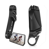 AliExpress West Biking WEST BIKING Foldable Bicycle Rearview Mirror 360° Rotation Adjustable MTB Bar End HD Rear View Mirror Cycling Accessories