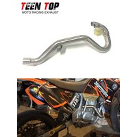 AliExpress TEEN TOP For KTM 450 EXC 400 EXC Front Link Pipe 50mm Stainless Steel Offroad Bike Escape 525 EXC2004-2007 Exhaust Elbow Connect Tube