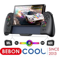 BEBONCOOL Wireless Game Controller for Switch 2 Programmable Gamepad Bluetooth Controller with RGB Hall Effect Joysticks