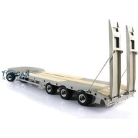 1/14 Metal Full Trailer With Wood Plate For DIY LESU Tamiyay RC Tractor Remote Control Dumper Electric Truck Model Th02005-SMT9