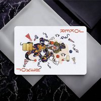 Retro Joker Credit Card Debit Card Waterproof Sticker Bank Bus Card Protective Film Sticker
