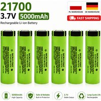 21700 Lithium-Ionen-Akku 3,7V 5000mAh Wiederaufladbar 40A Hochstromzelle, EU-Lagerbestand mit schneller Lieferung in ganz Europa, zuverlässige Stromquelle für Taschenlampen, Elektrowerkzeuge,