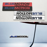 3D Metal Car Logo Bluemotion Emblem Car Rear Trunk Badge Fender Side Sticker Auto for VW Accessories