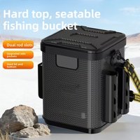 Multi-Functional Fishing Bucket Live Bait Fishing Box Can Carry People Fishing Gear Suitable for Lure Fishing round Cylinder ...