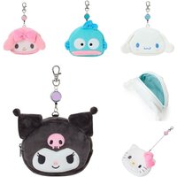 Hello kitty headphone coin storage bag, cartoon cute keychain, fashionable and exquisite decorative bag pendant, girl gift