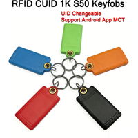 Hilo 13.56MHz NFC Keyfobs CUID Changeable MF S50 1K IC Tags UID Writable Block 0 NFC Clone Copy Supported with Android MCT App