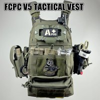 Tactical FCPC V5 Lightweight Vest Full Set with Sidewall /Full Package Plate Carrier Vest Set Airsoft Hunting Shooting Gear