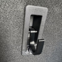 2Pcs Car Headrest Hooks, No Drill Multifunctional Hanger for Umbrella Bag Car Interior Storage