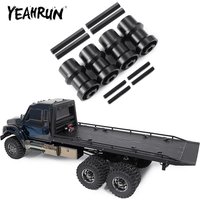 YEAHRUN 4Pcs Metal Adapter Combiner Single to Double Wheels Modified Kit for TRX-6 T6 Hauler 1/10 RC Flatbed Truck Upgrade Parts