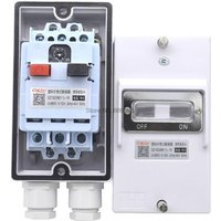 M611 Motor Protective Swith Circuit Breaker AC 660V 3 Pole 19A-25A Adjustable Switch Circuit Breaker Waterptoof Box DZ162-16