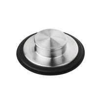 1 kitchen sink drain plug, garbage disposal plug, 3.34-inch sink plug, stainless steel kitchen sink drain cover, suitable for st