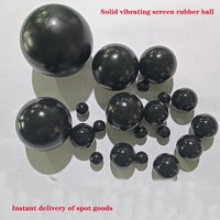 1-100Pcs Black Solid Round Rubber Ball Diameter 1/2/3/4/4.5/5.5/6/6.5/7/8-80mm Elastic Ball Industrial Wearresistant Rubber Ball