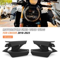 For Honda CB650R 2018-2023 Motorcycle Frontal Spoilers Downforce Winglet Aerodynamic Wing Front Deflector Spoiler Side Fairing