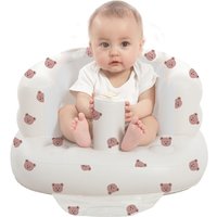 Inflatable Baby Seat for Babies 3-36 Months,Built in Air Pump Children Baby Sofa,Bumbo Seat for Learning to Sit,Feeding,Camping