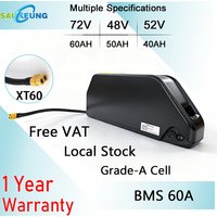 Cham 52v 48v 72v 50ah 60ah Battery Hailong Polly Dp7 E-bike 36v 60v 30ah 50ah 40ah 35ah 25 20ah 2000w 3000w rider Ebike Battery
