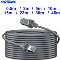 HOWENS Standard Actuated For Starlink Gen3 Cable Replacement Standard V3 Waterproof for Starlink Ethernet Cable 5M 15M 23M 46M