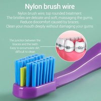 3PC Clean Orthodontic Braces Adult Orthodontic Toothbrushes Dental Tooth Brush Soft Bristle Toothbrush For Oral Health Care