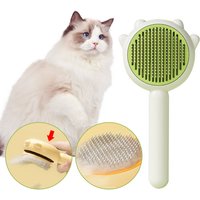 Cat Dogs Hair Removal Pet Comb Brush Self Cleaning Supplies Scratcher Hair Remover Massages Scraper Grooming Tool Accessories