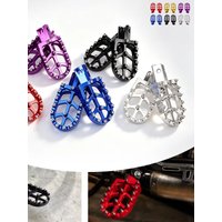 AliExpress PowerMotor For HONDA Motorcycle Front Footrest Footpeg Foot Pegs CNC Aluminum Anti-Slip Spike Footpegs Dirt Bike Motocross Accessories 