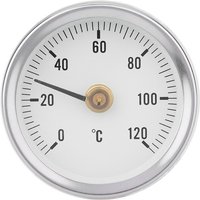Ts-W50A Thermometer Hot Water Pipe Thermometer Bimetal Stainless Steel Surface Pipe Clip-On Temperature Gauge