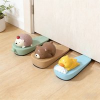 Cute Animal Shaped Door Stopper Non Slip Wedge Guard Block Portable Safety Supply For Family And Office Door Protection