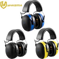 YAKEMA Hearing Protection Headphones with Bluetooth 6.0 Rechargeable Noise Reduction Safety Ear Muffs Wireless Hearing Protector