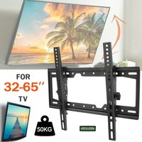 32-65inch TV Wall Mount Bracket Universal TV Mount Monitor Holder Adjustable Low Profile Flat TV Wall Mount for LCD LED Monitor