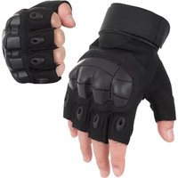 AliExpress NONE Cycling Tactical Gloves Men Women Half Finger Soft Shell Gloves Spring Summer Training Combat Protection Motorcycle Gloves