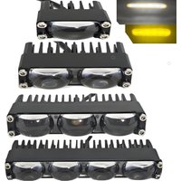 LED Headlight Bumper Fog Lamps Projector Lens Car Grill Light Work Light Mini Driving Light Auxiliary Lights For off road use
