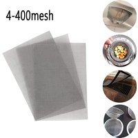 4-500mesh Stainlessy Steel Mesh Filter Net Filter Metal Net Filtration Woven Wire Sheet Screening Filter Home Kitchen Strainers