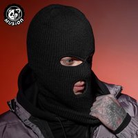 Musion 3 Holes Robber Mask Balaclava Mask Elastic Cycling Mask Motorcycle Balaclava