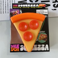 Needoh Sensory Squeezzza Pizza Sensory Stress Reliever Fidget Toy Anxiety Focus Non-toxic Squeeze Stretch Toy For Adults Gift