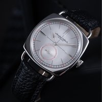 Hruodland Retro Men's Automatic Mechanical Watches F028 Stainless steel brown leather Waterproof 10Bar reloj hombre