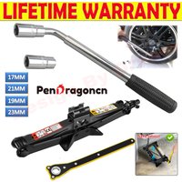 skScissor Jack Auto Tyre Changing Tools Kit for Car - 2 Ton (4,409 lbs) - Portable Tire Labor-Saving Scissor Wind Up Jack Tool, Ideal for SUV & Auto - Universal Emergency Kit with Heavy Duty