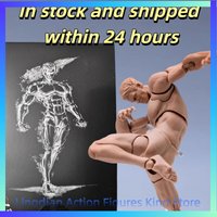 Figurka akcji Wind Toys 1/12, męski, muskulat, super elastyczny, z ruchomymi stawami, 16 cm, model lalki z rzeźbioną głową.