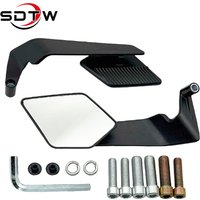 SDTW Nowe Motocyklowe Skrzydełka Stealth Lusterka Obrotowe Regulowane Lusterka Do YAMAHA MT 03 07 09 R1R3R7 XMAX KTM BMW Akcesoria