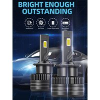 2PCS LED Headlights D4S D4R Canbus High Low Beam Turbo LED Bulbs 300W Car Running Light 1:1 Xenon HID 6000K 12V 24V