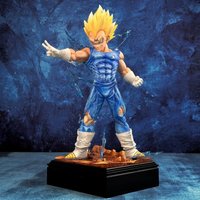 Anime Dragon Ball Figure Ssj2 Majin Vegeta Action Figures Exquisite PVC Statue With Base Collection Model Toy for Gift