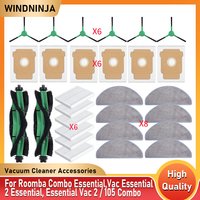 Accessories For iRobot Roomba Combo Essential /2 Essential/ Vac 2 Essential /105 Robot Vacuum Cleaner Mop Cloths Bag Filter Part