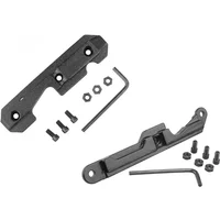 AK47 Steel Dovetail Side Plate Rail Toy Gun Scope Mount Adapter For Milled Stamped Receivers Accepts AK/Saiga Side Mounts