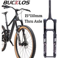 AliExpress BUCKLOS 29Inch Downhill Bike Fork 27.5Inch 15*110mm Boost MTB Fork Travel 160mm Bicycle Air Suspension Fork DH AM Cycling Parts