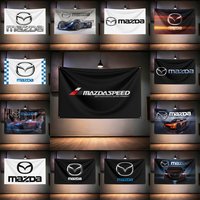 Maz-das JDM Car Fans Flag 3x5ft 90x150cm For Garage Room Bar Wall Decor Banner