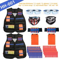 NEW Kids Tactical Vest Suit Kit Set for Nerf N-Strike Elite Series Outdoor Game Kids Tactical Vest Holder Kit Accessories Toys