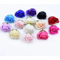 50/100PCS Artificial Flowers Bathing Soap Flower Home Room Valentine's Wedding Decor Festival Teddy Bear Rose Bridal Accessories