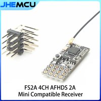 FS2A 4CH AFHDS 2A Mini Receiver PWM Output Compatible with Flysky I6 i6X i6S FS-i6 FS-i6X FS-i6S Transmitter for RC Models