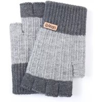 AliExpress NONE Winter Gloves for Men Half Finger Writting Office Cycling Knitted Gloves Students Alpaca Wool Warm Thick Elastic Driving Gloves