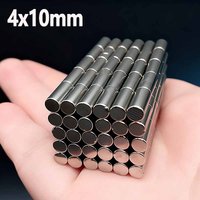 4x10mm Magnet N35 NdfeB Permanent Magnetic Imanes 4*10mm Accessory 20-300pcs Round Shape Neodymium Magnet Hardware